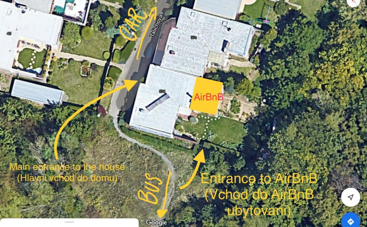 Krasny Apartman U Lesa, Trolejbus Do Centra A Bvv, Parkovani Zdarma Brünn Exterior foto